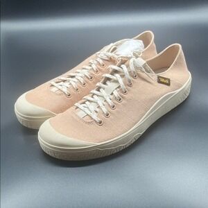 Teva Mens 1134369 Canvas Low Top Sneakers Peach Salmon Size 12
